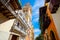 Columbia, Unesco site, colorful Cartagena Walled City Cuidad Amurrallada in historic city center
