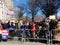 Columbus Circle Protest Crowd, March for Our Lives, NYC, NY, USA