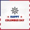 Columbus day background color sale image