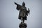 Columbus Monument on the square Portal de la pau in Barcelona, Catalonia, Spain