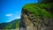 Column basalts formation of Stolbchaty cape at Kunashir, kuril islands, Russia