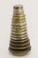 Column of coins in the form of a Christmas tree