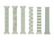 Column. Doric, Roman style. Set of columns. Vector illustration.