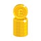 Column gold pounds isolated cartoon icon