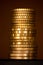 Column of golden money