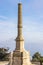 Column on the grounds of the Sanctuary of the Sacred Heart on the Monte de Luzia, Mount of Saint Lucy