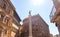 Column of Justice is an ancient Roman marble column with a porphyry statue of Justice at the top, Florence, Italy