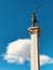 The column of Lady Victory in Irpin, Ukraine in glorious September sunshine - Kyiv - Ukraine - Irpin