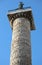 Column of Marcus Aurelius in Rome Italy