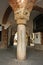 Column named measuring stick (Vara de Medir) the Plaza Chica, Zafra, province of Badajoz, Extremadura, Spain