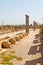 the column old stone in perge and roman