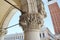 column of Palazzo Ducale in Venice,Italy