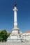 Column Of Pedro IV Is A Monument To King Peter IV Of Portugal And Algarve Located In Rossio Square Of Lisboa