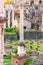 Column of Phocas in Roman Forum archeological site, Rome, Italy