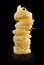 Column raw dry nest pasta