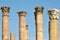Column of ruined Greco-Roman city in Jerash
