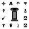 column for a statue icon. Detailed set of theater icons. Premium graphic design. One of the collection icons for websites, web