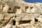 Columned Church in Rose valley. Cappadocia. Turkey