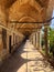 Columned portico Stone Pillars in Mosque in Acri Akko Israel