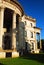 A columned portico of the Vanderbilt mansion