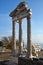 columns of the ancient city Pergamon & x28; Bergama& x29;, Turkey