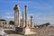 columns of the ancient city Pergamon & x28; Bergama& x29;, Turkey