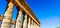 Columns ancient greek temple, Segesta, Sicily, Italy