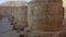 Columns in the Ancient Temple of Medinet Habu in Luxor