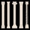 Columns in antique style, Baroque, stucco, marble