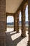 Columns and arches of the Church of Las Salinas in Cabo de Gata-Nijar