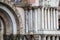 Columns on Basilica of Saint Mark