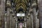 Columns of the beautiful Duomo di Milano in Milan, Italy