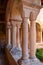 Columns of cloister of Santo Domingo de Silos Monastery.