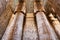 Columns in Denderah Temple, Qena, Egypt