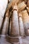 Columns in Denderah Temple, Qena, Egypt