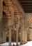 Columns and double-tiered arches of the Mosque-Cathedral of Cordoba in the Spanish region of Andalusia, Spain.