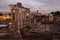 Columns of Fori Imperiali and Colosseum, Rome