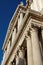 Columns at the front of St Pauls Cathedral, London