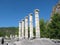 Columns of Greek temple