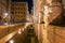 Columns of Hadrian Temple at Piazza Di Pietra in Rome, Italy