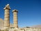 Columns of Karakus Tumulus in Turkey