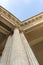 Columns of the Kazan Cathedral in the central historical part of St. Petersburg