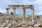 Columns and Lintels on Colonnade Street, Hierapolis, Pamukkale, Denizli Province, Turkey