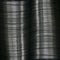 columns of metallic stainless steel plates