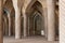 Columns of Nasir al-Mulk Mosque in Shiraz, Iran.