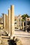 Columns next to Ayia Kyriaki Chrysopolitissa church in Paphos, C