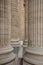 Columns in Pantheon monument in Paris