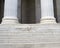 Columns at the parliament in vienna