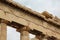 Columns of Parthenon - antique temple in Athenian Acropolis in Greece