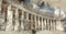 The columns at Peters Square in Rome - The Vatican